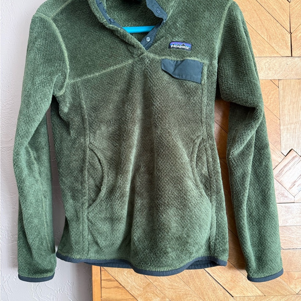 Patagonia Forest Green Fleece Pullover